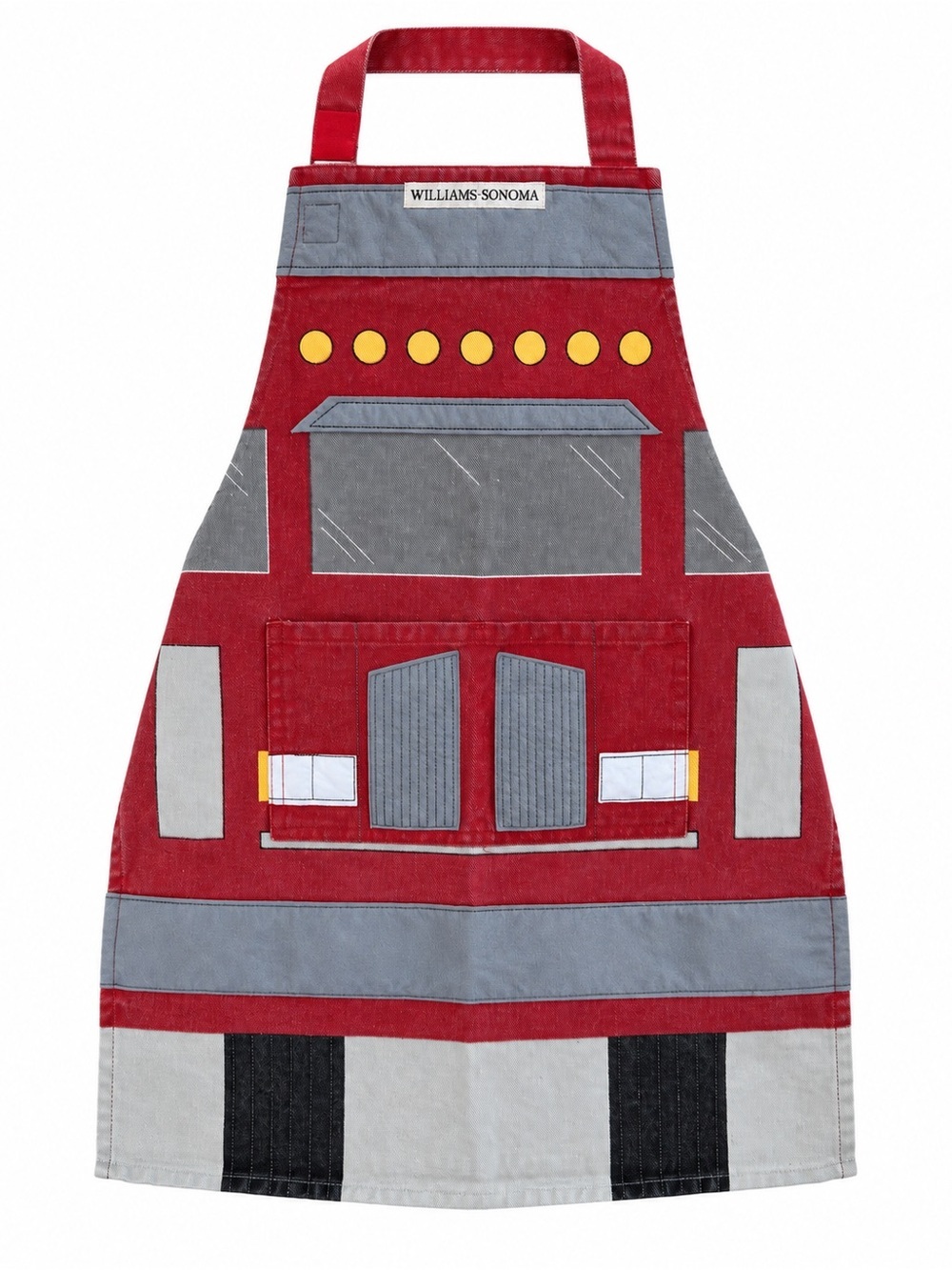 Williams Sonoma Kids Fire Truck Apron Kidcore Baking Cooking Gift Idea